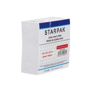 Wkład do kubika biały klejony 85x85 mm STARPAK
