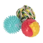 Piłka dla psa kolorowa 3szt - 3