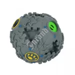 Piłka dla psa z dźwiękiem 9cm na przysmaki popielata - 3