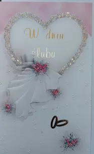 Karnet ślubny + koperta