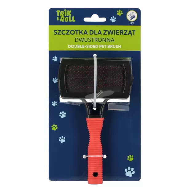 Szczotka dla zwierząt 2stronna