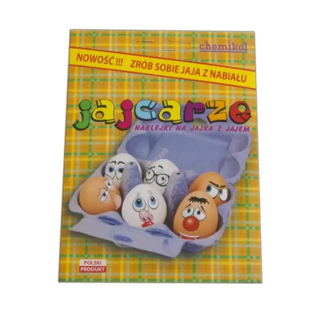 Jajcarze – zestaw naklejek do jaj