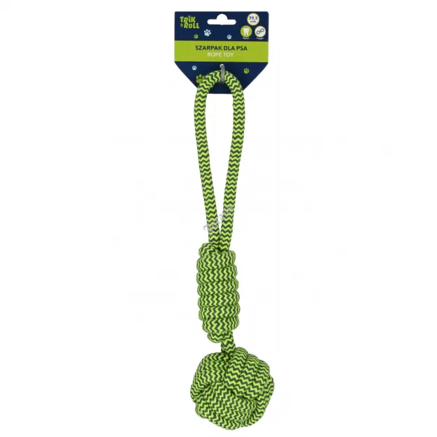 Zabawka dla psa Szarpak 39,5 cm zielony