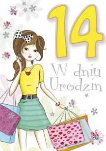Karnety  B6  z cyferką od 14 do 17