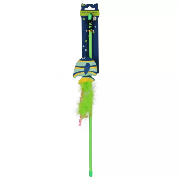 Wędka dla kota Rybka