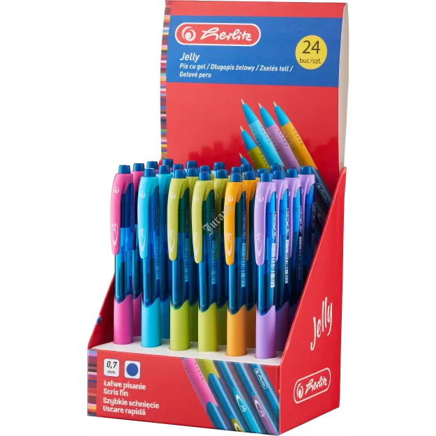 DŁUGOPIS ŻELOWY HERLITZ JELLY NIEBIESKI