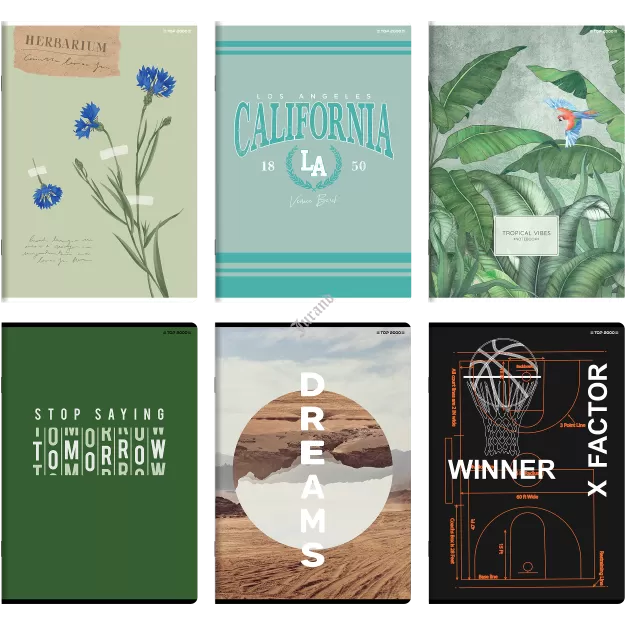 ZESZYT TOP 2000 BASIC A4/60K KRATKA Z MARGINESEM