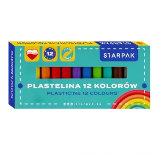 Plastelina 12 kolorów STARPAK