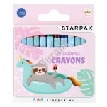 Kredki woskowe 12 kolorów STARPAK - 7