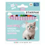 Kredki woskowe 12 kolorów STARPAK - 11
