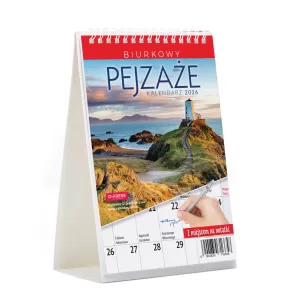 Kalendarz biurkowy pejzaże