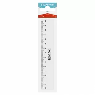 Linijka plastikowa 15 cm STARPAK