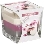 Świece zapachowe trójkolorowe w szkle - 16