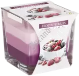 Świece zapachowe trójkolorowe w szkle - 18