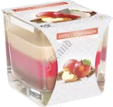 Świece zapachowe trójkolorowe w szkle - 14