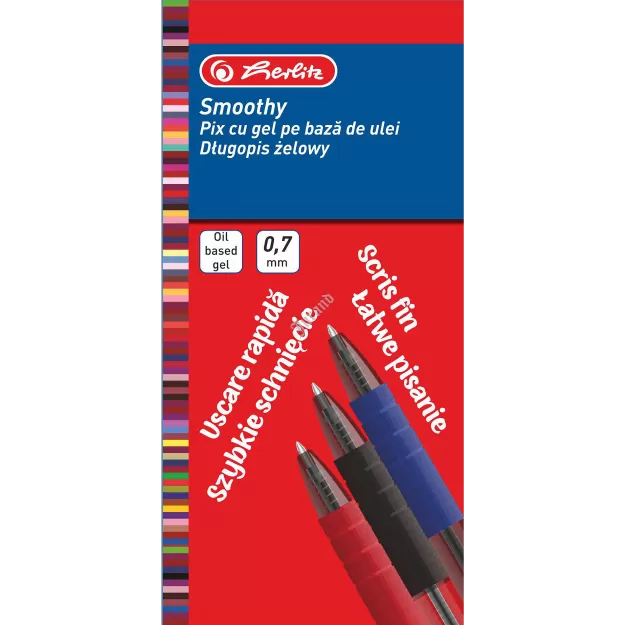 DŁUGOPIS ŻELOWY HERLITZ SMOOTHY NIEBIESKI