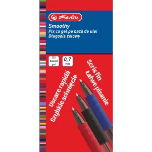 DŁUGOPIS ŻELOWY HERLITZ SMOOTHY NIEBIESKI