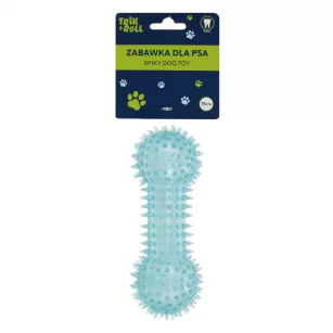 Zabawka dla psa Kość z dźwiękiem 15cm niebieska