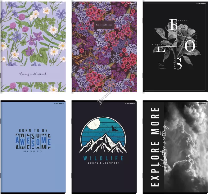 ZESZYT TOP 2000 BASIC A4/80K KRATKA Z MARGINESEM