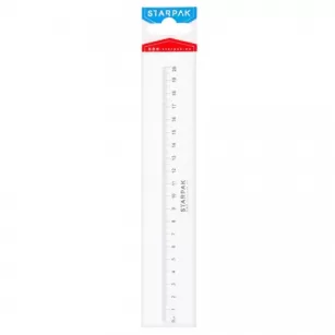 Linijka plastikowa 20 cm STARPAK