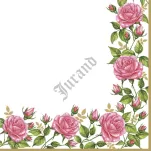 Serwetki 3-warstw. Daisy 33x33 - 3