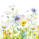 Serwetki 3-warstw. Daisy 33x33 - 13