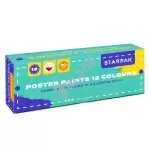 Farby plakatowe 12 kolorów 20ml STARPAK - 9