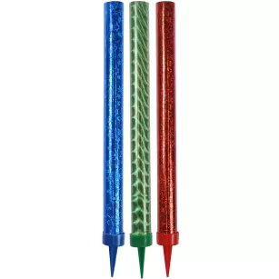 Fontanna party premium - kolorowy płomień 18cm