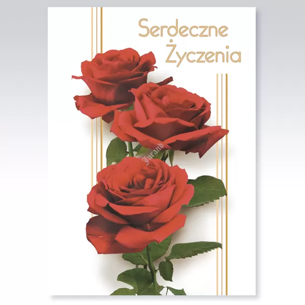 Karnety B6 serdeczne życzenia s13