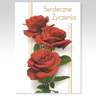 Karnety B6 serdeczne życzenia s13