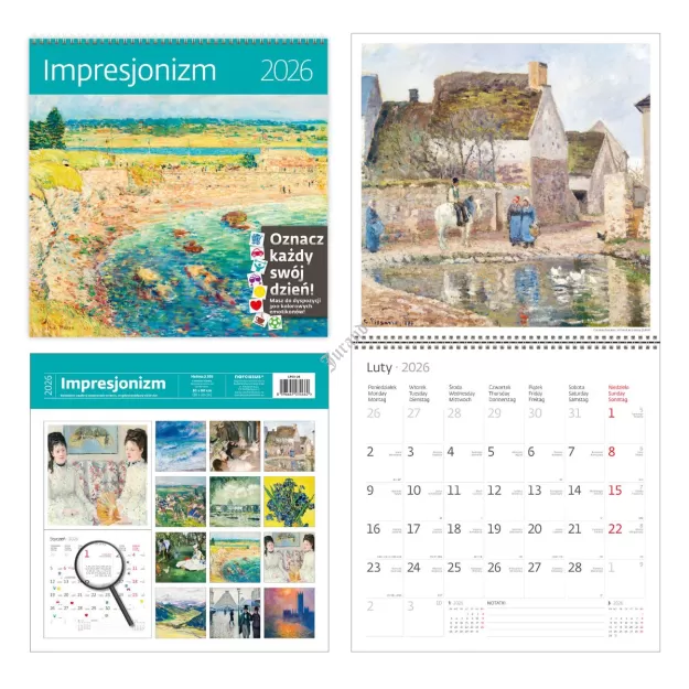 Kalendarz 2026 30x30