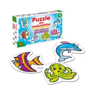 Puzzle dla Maluszków – Podwodne Zwierzątka