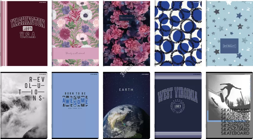 ZESZYT TOP 2000 BASIC A5/80K KRATKA Z MARGINESEM