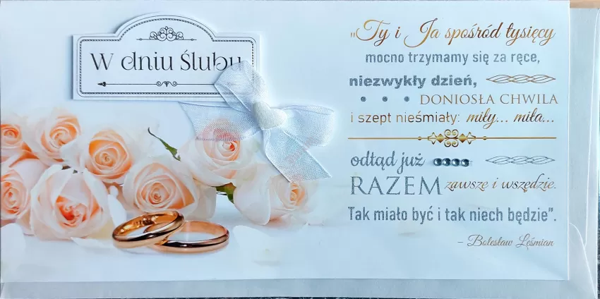 Karnety DL ślub s2