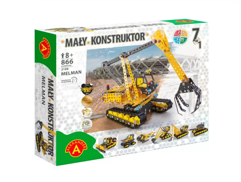 Mały Konstruktor – 7 w 1 Melman