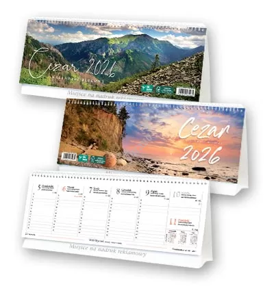 Kalendarz biurkowy Cezar