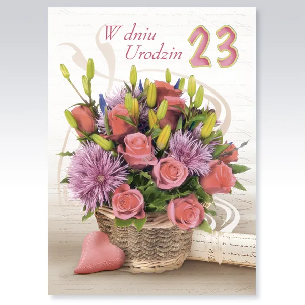 Karnety B6 urodziny z cyferką s13