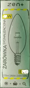 Żarówki świeczki zwykłe E27