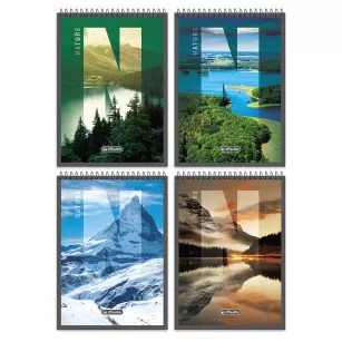 BLOK NOTATNIKOWY HERLITZ NATURE A7/40K KRATKA