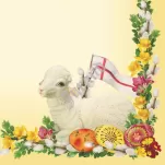 Serwetki świąteczne 3-warstw. 33x33 DAISY - 2