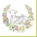 Serwetki świąteczne 3-warstw. 33x33 DAISY - 5