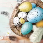 Serwetki świąteczne 3-warstw. 33x33 DAISY - 7