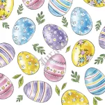 Serwetki świąteczne 3-warstw. 33x33 DAISY - 10