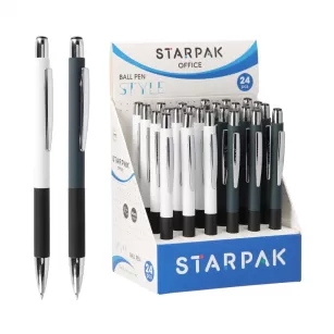 Długopis automatyczny metalowy 0.7 Style op.24 szt. STARPAK