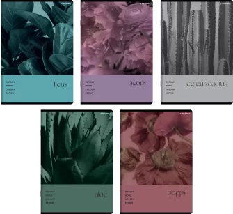 ZESZYT TOP 2000 BOTANY A5/80K KRATKA Z MARGINESEM