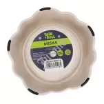 Miska dla zwierząt 17,5cm beżowa - 3