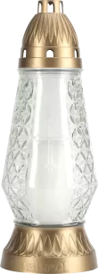 Znicz szklany z wkładem 4055