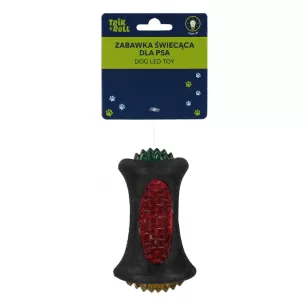 Zabawka dla psa Kość świecąca 9cm