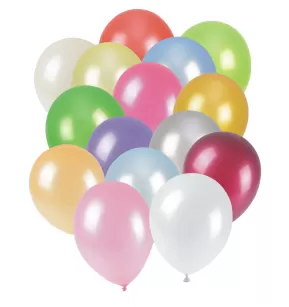 Balony metalizowane 10''  (op.12 szt.)