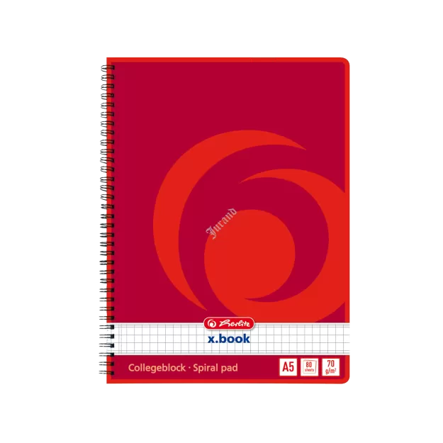 KOŁOZESZYT HERLITZ X-BOOK A5/80K KRATKA